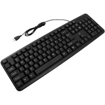 Accura Vista ACC-K1411 Wired Full-Size Keyboard, USB, QWERTY, Black