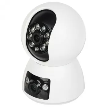 NO NAME Dbl. Indoor PTZ IP Camera APTI-W21A1-TUYA Dual-Lens 6MP Wi-Fi Auto-Tracking Two-Way Audio
