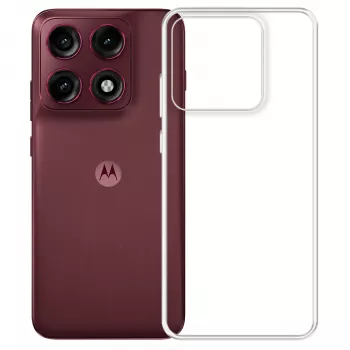 3mk Hardy Vision Case for Motorola Edge 70 Pro - Transparent