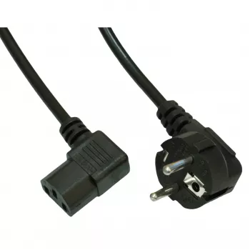 Akyga AK-PC-02A Mains Power Cable 1.5m CEE 7/7 to IEC C13 250V 10A Black