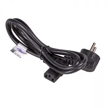 Akyga AK-PC-02A Mains Power Cable 1.5m CEE 7/7 to IEC C13 250V 10A Black