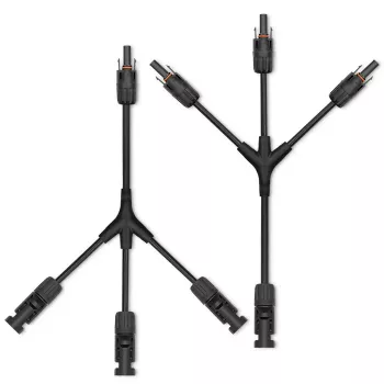 Qoltec MC4 Y-Type Solar Branch Connector Pair 1000V 30A IP67