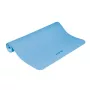 REBEL ACTIVE Blue TPE Exercise Mat 200x115x1 cm for Yoga, Pilates, Fitness, Gymnastics