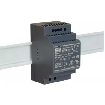 PULSAR DIN Rail Power Supply Mean Well HDR-60-24 24V/60W/2.5A