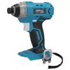 DEDRA DED7045 18V Brushless Cordless Impact Driver with 170 Nm Max Torque, 1/4 inch Hex Chuck, 3-Speed Electronic Control, LED Light, Belt Clip, and Soft Grip Handle – Tool Only