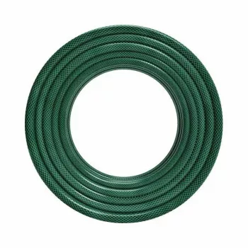 AWTOOLS AW70424 1/2 inch 25m 3-Layer Reinforced PVC Garden Hose, 8 bar, UV & Algae Resistant, Green