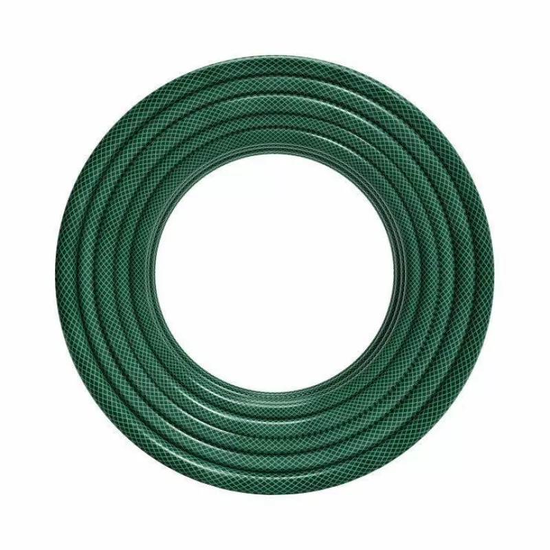 AWTOOLS AW70424 1/2 inch 25m 3-Layer Reinforced PVC Garden Hose, 8 bar, UV & Algae Resistant, Green