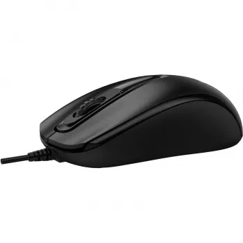 Accura Armona Wired Optical Mouse, 1000 DPI, USB, Black