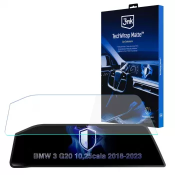 3mk TechWrap Matte Center Display Screen Protector for BMW 3 Series G20 (2018-2023) - Self-Healing, Anti-Glare, Anti-Fingerprint