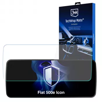 3MK PROTECTION TechWrap Matte Screen Protector for Fiat 500e Icon 10.25 inch Center Display (2025+)