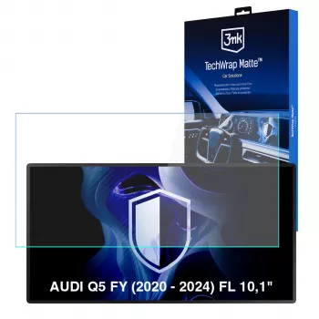 3MK PROTECTION TechWrap Matte Screen Protector for Audi Q5 FY (2020-2024) 10.1 inch Center Display