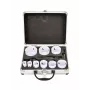 AWTOOLS Bimetal Hole Saw Kit 19-64 mm, 13 Pieces, Black Line, Metal Case