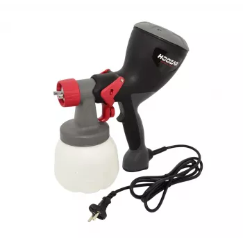 HOOZAR 600W HVLP Electric Paint Sprayer with 800ml Container, 3 Spray Patterns, Flow Control