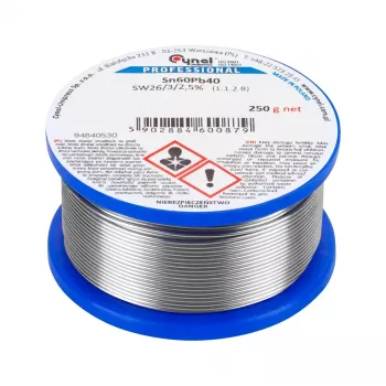 CYNEL Tin Spool 3.0mm 250g Sn60Pb40 Leaded Solder Wire with Rosin Core