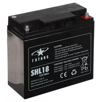 12V 18Ah VRLA AGM Battery – Maintenance-Free, F2 Terminals