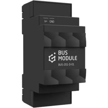 Grenton BUS-201-D-01 TF-Bus Output Module, 4-Channel Relay, DIN Rail Mount