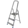 AWTOOLS AW23019 Multi-Purpose Articulated Ladder 4x3 Rungs Aluminium EN 131 150kg
