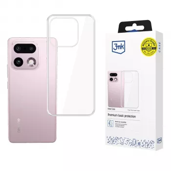 3mk Clear Case for Realme 10 Pro+ 5G - Transparent TPU Protective Back Cover with Absorber125™ Technology