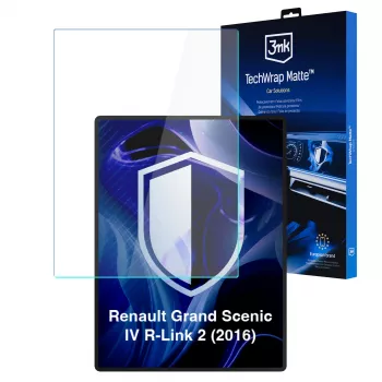 3mk TechWrap Matte Center Display Screen Protector for Renault Grand Scenic IV R-Link 2 (2016)