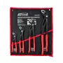 AWTOOLS 4-Piece Adjustable Wrench Set (7 inch, 10 inch, 12 inch, 16 inch) Chrome Vanadium Steel with Ergonomic Grips and Blow-Molded Case