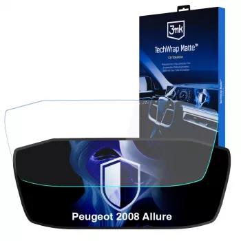 3MK PROTECTION TechWrap Matte Cluster Screen Protector for Peugeot 2008 Allure