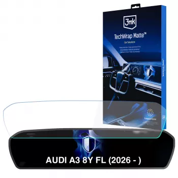 3MK PROTECTION TechWrap Matte Center Display Screen Protector for Audi A3 8Y FL (2026+)