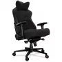 YUMISU 2053 Gaming Chair, Fabric Upholstery, Black (Y-2053-BB-M)