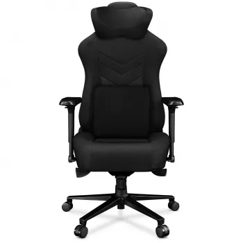 YUMISU 2053 Gaming Chair, Fabric Upholstery, Black (Y-2053-BB-M)