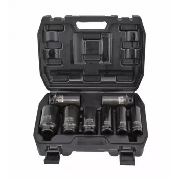 AWTOOLS AW38790BL 90-Piece Chrome Vanadium Socket Set with 1/4 inch, 3/8 inch, 1/2 inch Drive Ratchets, Extensions, Bits, and Blow-Molded Case