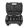 AWTOOLS AW38790BL 90-Piece Chrome Vanadium Socket Set with 1/4 inch, 3/8 inch, 1/2 inch Drive Ratchets, Extensions, Bits, and Blow-Molded Case