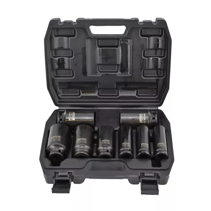 AWTOOLS AW38790BL 90-Piece Chrome Vanadium Socket Set with 1/4 inch, 3/8 inch, 1/2 inch Drive Ratchets, Extensions, Bits, and Blow-Molded Case