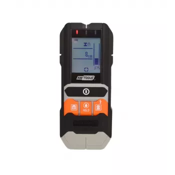 AWTOOLS 4-in-1 Multi-Function Detector – Metal, AC Live Wire, Wood/Stud & Moisture Sensor with LCD Display, Audible Alarm and Auto Calibration