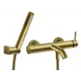 FERRO BCK11BG Bath Mixer with Shower Set Brushed Gold