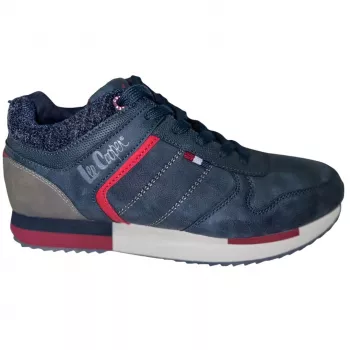 Lee Cooper Men's Casual Shoes Navy Red LCJ-21-29-0642M