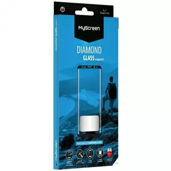 MyScreen Diamond Glass edge3D Tempered Glass Screen Protector for Realme 14 Pro, Black