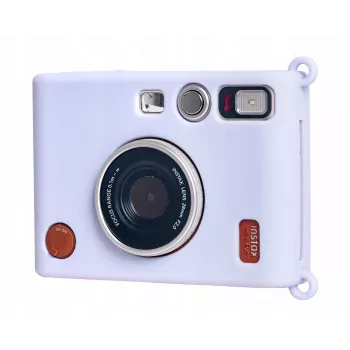 LOVEINSTANT Silicone Protective Case for Fujifilm Instax Mini Evo - Purple