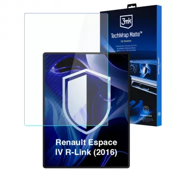 3mk TechWrap Matte Center Display Screen Protector for Renault Espace IV R-Link (2016)
