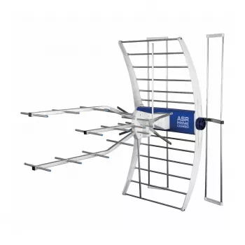 ASR Prime Combo 20 Active Terrestrial TV Antenna with Bypass (Power Supply Not Included)