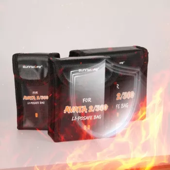 SUNNYLIFE Fireproof Storage Case for 3 DJI Avata 2 / Avata Batteries