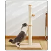 LEAN Cat Scratcher Scratching Post Tower Light Brown 80 cm x 40 cm