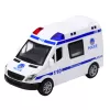 LEAN TOYS Police Car and Ambulance Friction-Powered Emergency Vehicles with Lights and Sounds, Opening Doors, Mixed Assortment