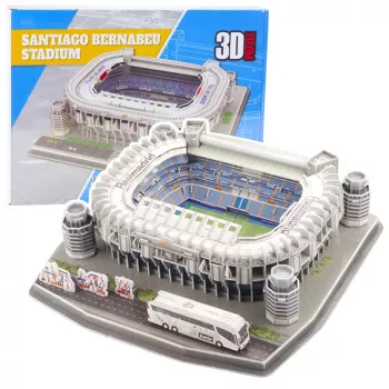 LEAN TOYS 3D Puzzle Santiago Bernabeu Football Stadium Real Madrid 101 pcs