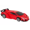 LEAN TOYS Car Robot 2-in-1 Remote Control R/C Vehicle Red