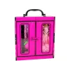 LEAN TOYS Doll with Clothes Closet Dressing Room For Dolls In the Beauty Girl Suitcase