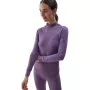 Women's Seamless Thermal Underwear Set 4F F156 Purple XS/S