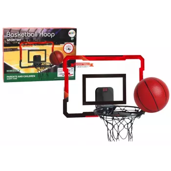 LEAN TOYS Kids Basketball Set with Adjustable Stand, Fillable Base and Electronic Score Counter, 120-180 cm, Ages 3+