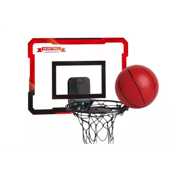 LEAN TOYS Kids Basketball Set with Adjustable Stand, Fillable Base and Electronic Score Counter, 120-180 cm, Ages 3+