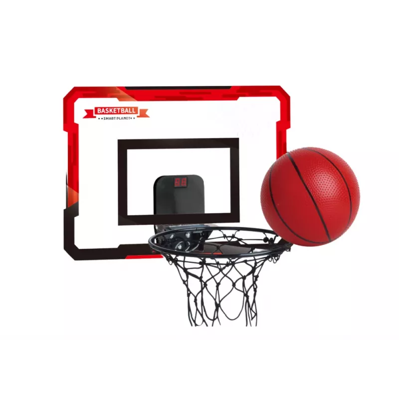 LEAN TOYS Kids Basketball Set with Adjustable Stand, Fillable Base and Electronic Score Counter, 120-180 cm, Ages 3+