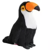 LEAN TOYS Plush Toucan Bird Plush Toy Mascot Cuddly Toy White 30cm
