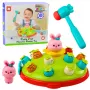 LEAN TOYS Arcade Game Hit Carrots With Hammer Jumping Rabbit